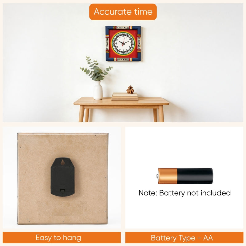 Kamilia Handcrafted Wall Clock media 8