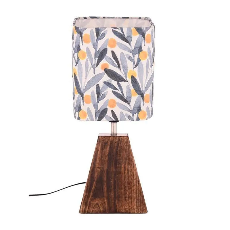 Grey Glamour Fabric Table Lamp - Multicolor media 3