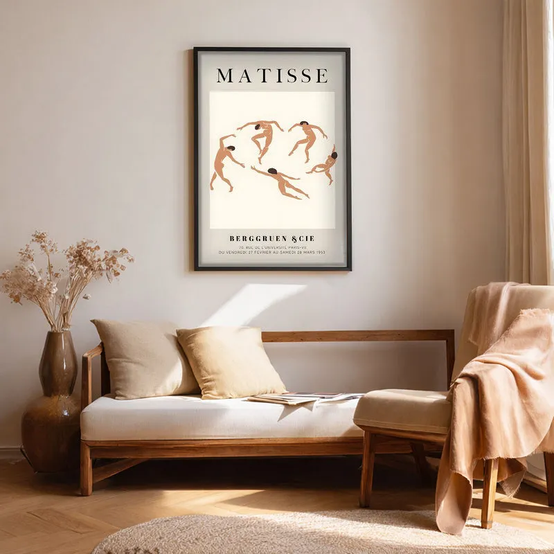 Rhythm Canvas Wall Painting With Black Frame media 1