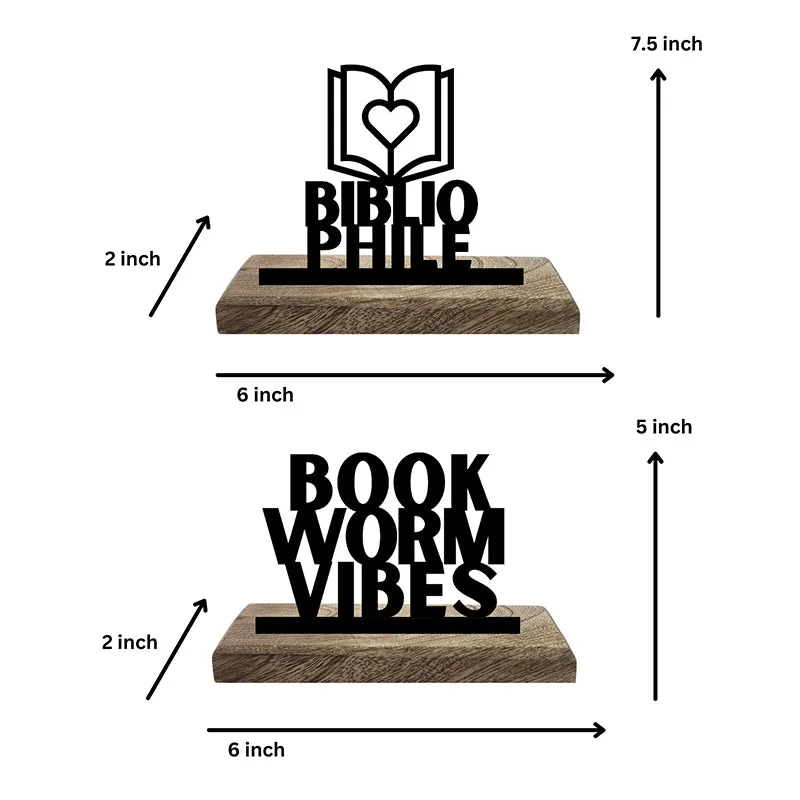 Bibliophile Showpiece - Set Of Two media 5
