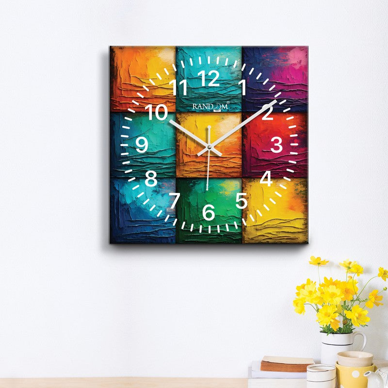 Lunexa Analog Wall Clock - Multicolor