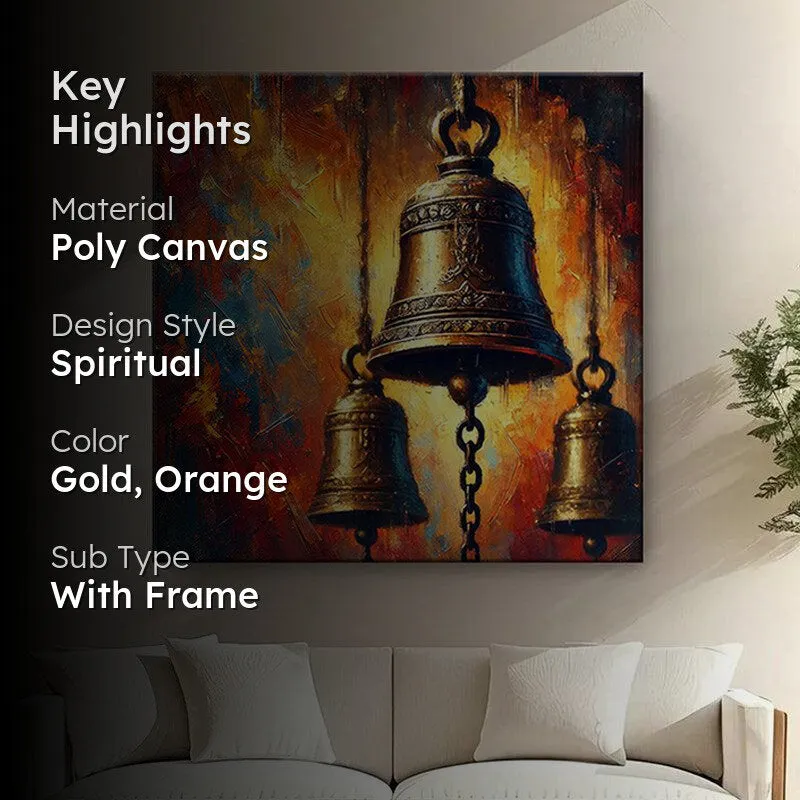 Temple Bells Wall Painting media 2