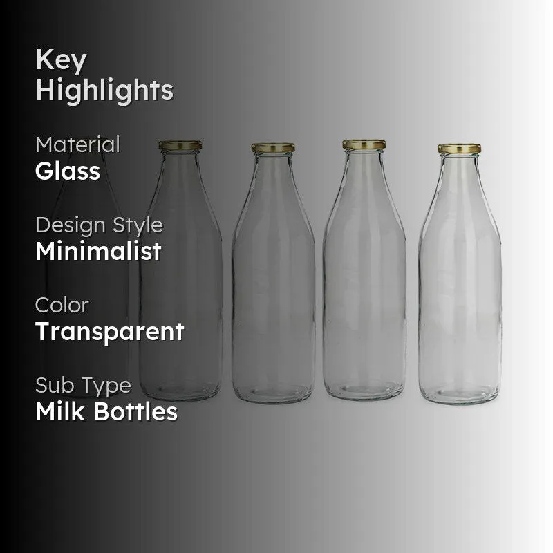Roslina Milk Bottle (300 mL Each) - Set Of Six media 2