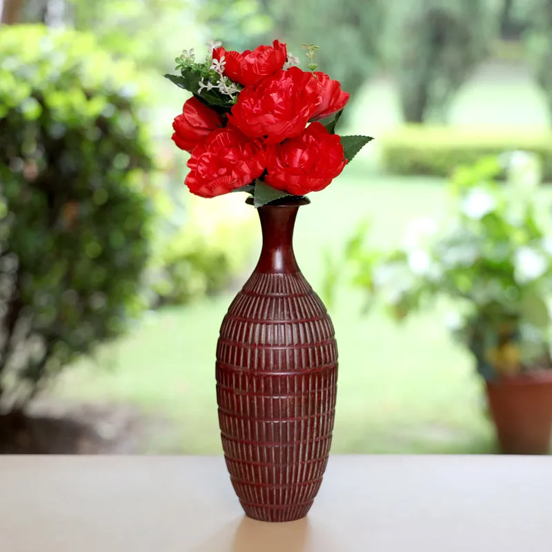 Fiora Artificial Rose Stem (Red) Set of Two media 1