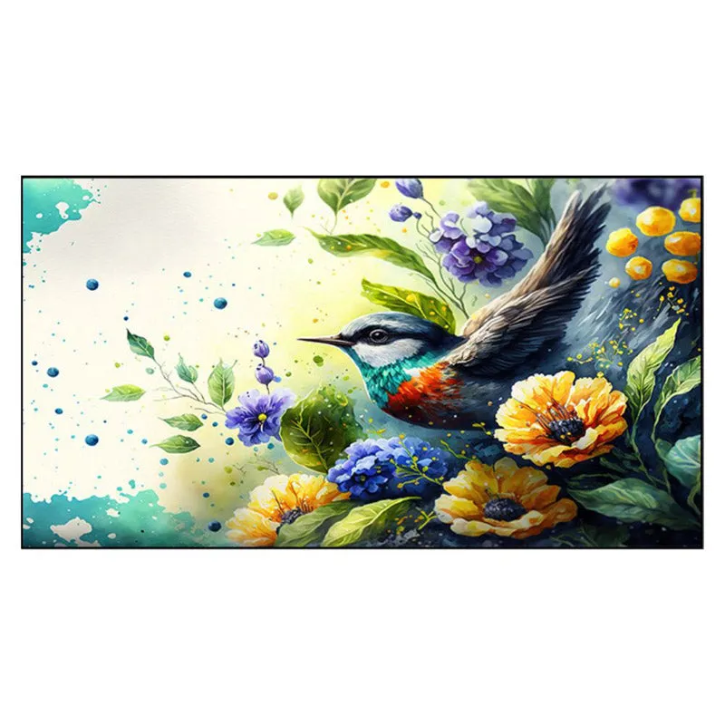 Fower Wings Floral Canvas Wall Painting media 3