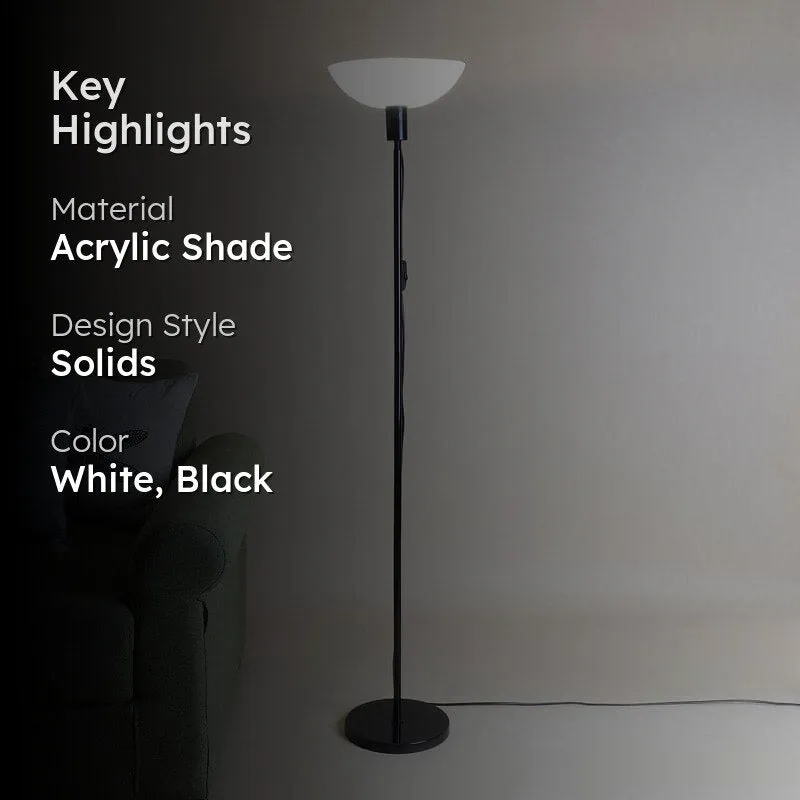 Corvina Black Floor Lamp media 2