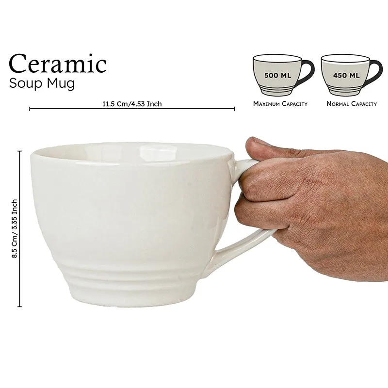 Gradient Brew Ceramic Coffee Mug (White) - 500 mL media 7