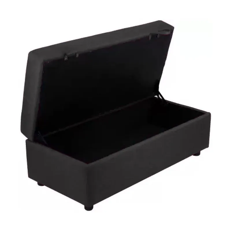 Zaviro Nuvia Ottoman - Grey media 4