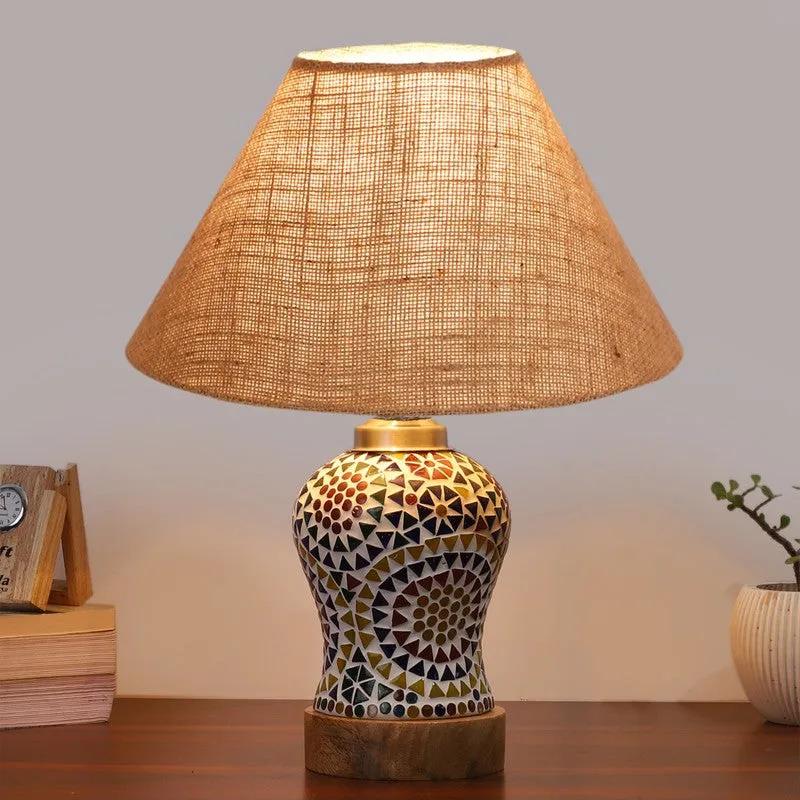 Lunvia Wooden Table Lamp - Multicolor media 3