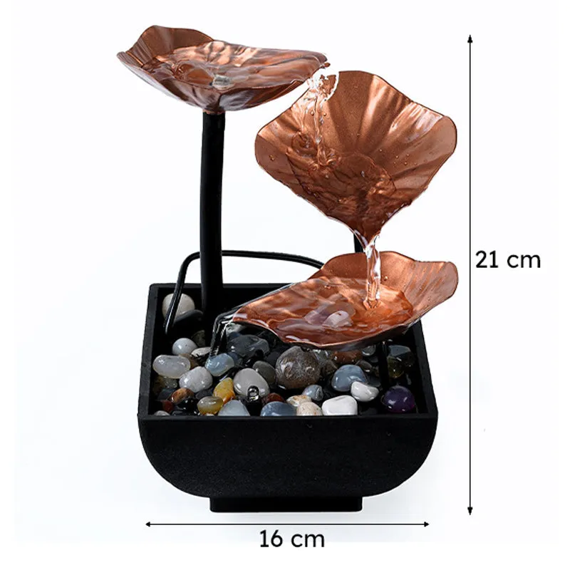 Lily Flow Table Top Fountain - Copper media 10