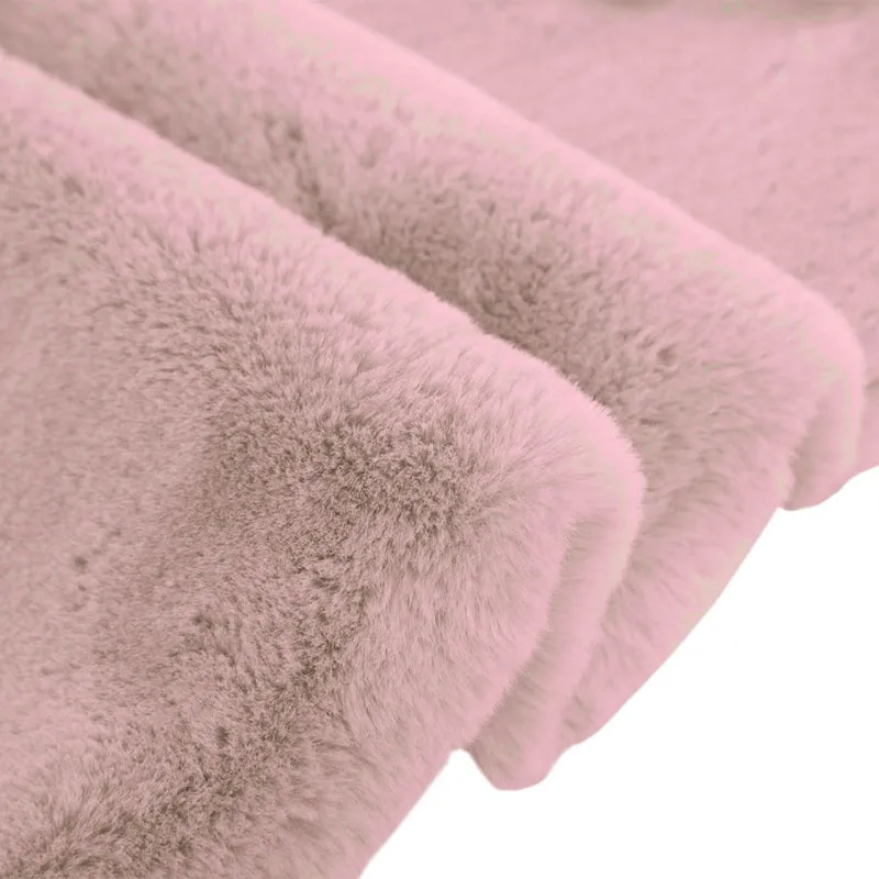 Ruffle Luxe Bath Mat - Peach media 3