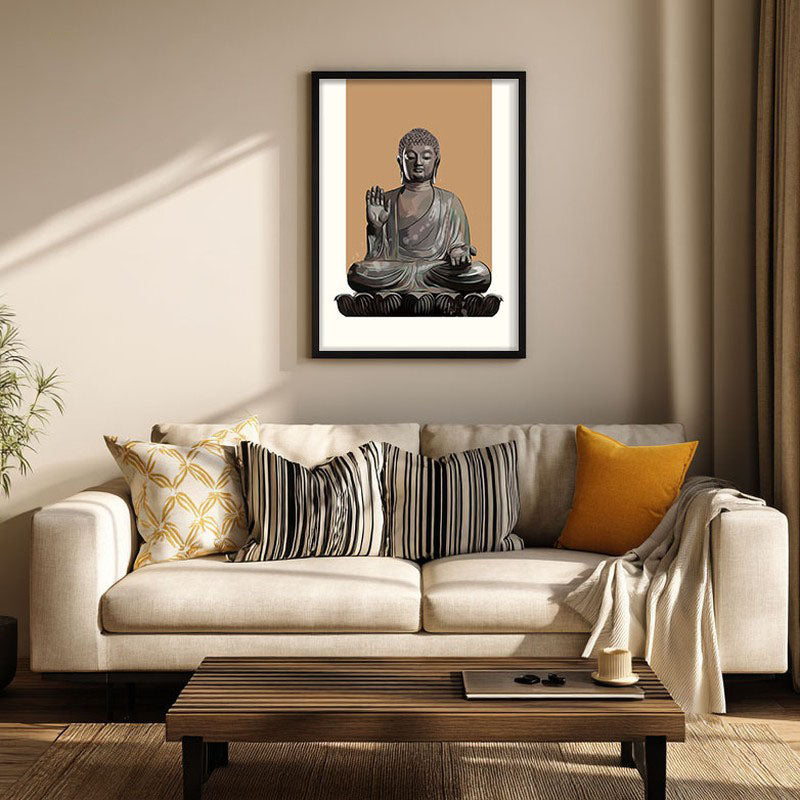 Buddha's Boon Archival Paper Wall Art With Frame