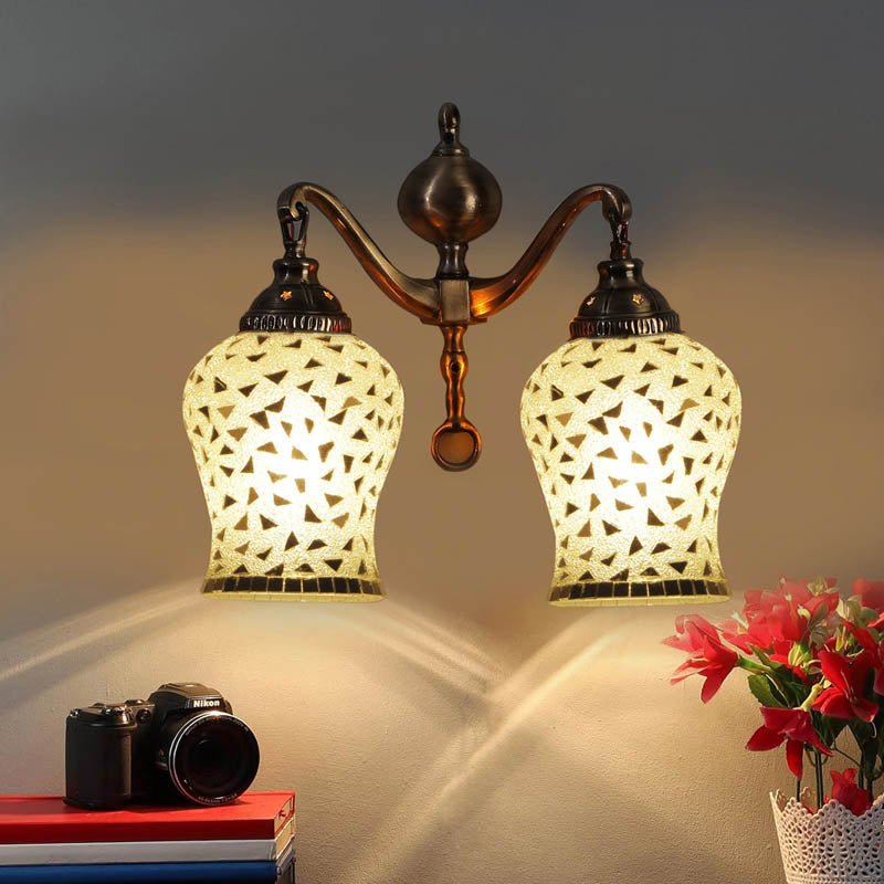 Swarna Metal Mosaic Wall Lamp