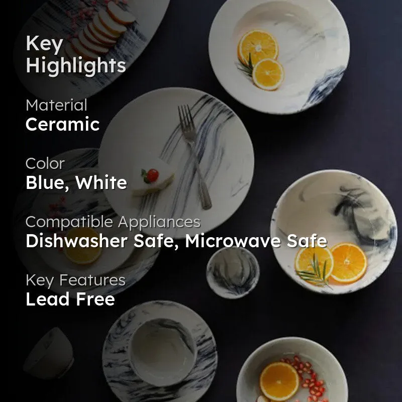 Betawi Handmade Dinner Set - 28 Piece Set media 2
