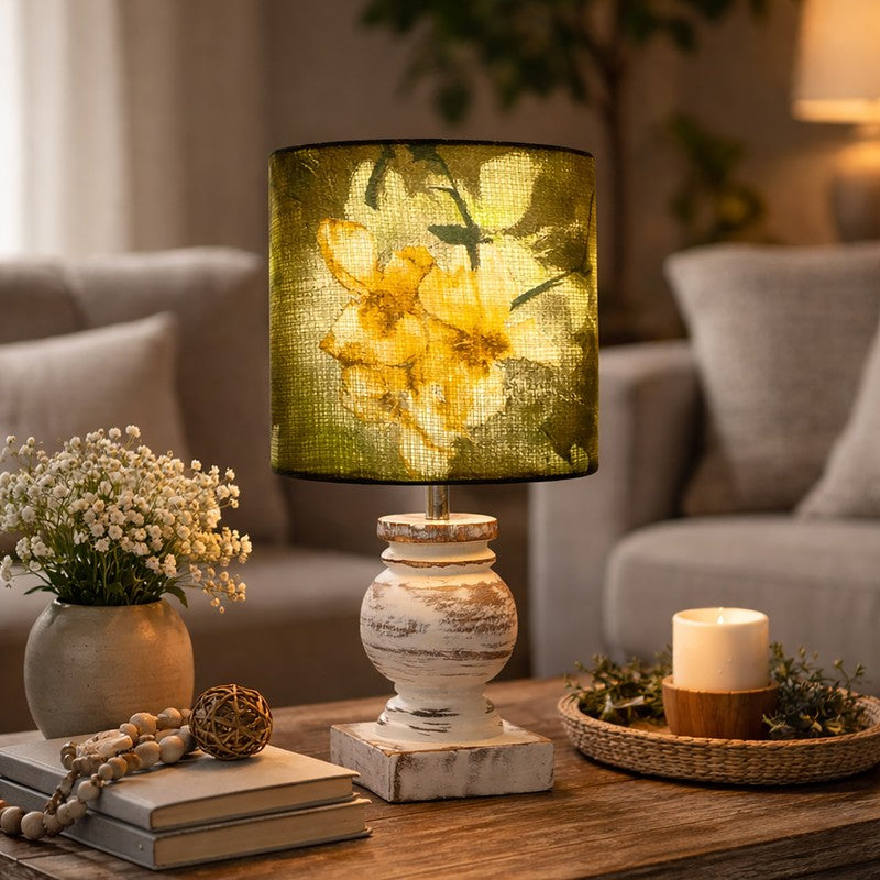 BlossomNest Light Wooden Table Lamp media 3