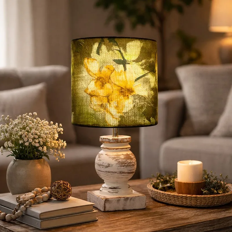 BlossomNest Light Wooden Table Lamp media 3