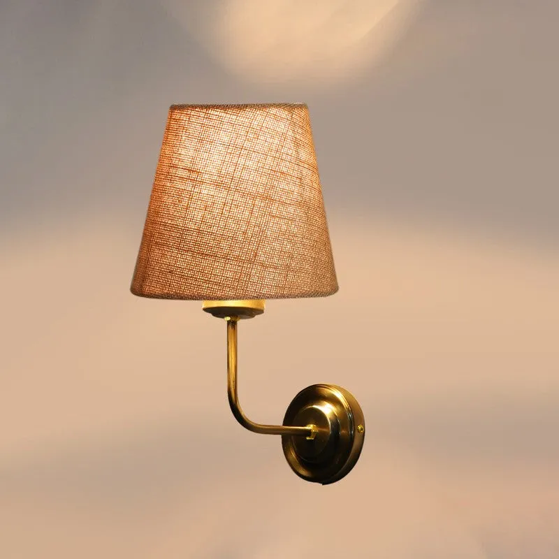 Lumoire Cone Metal Wall Lamp - Gold,Beige media 6