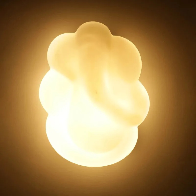 Vighnaharta Glow Glass Wall Lamp - White media 4