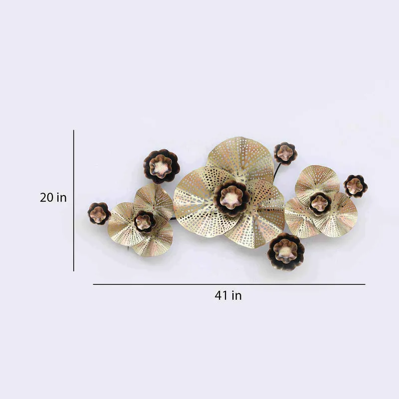Golden Petals Iron Wall Accent media 7