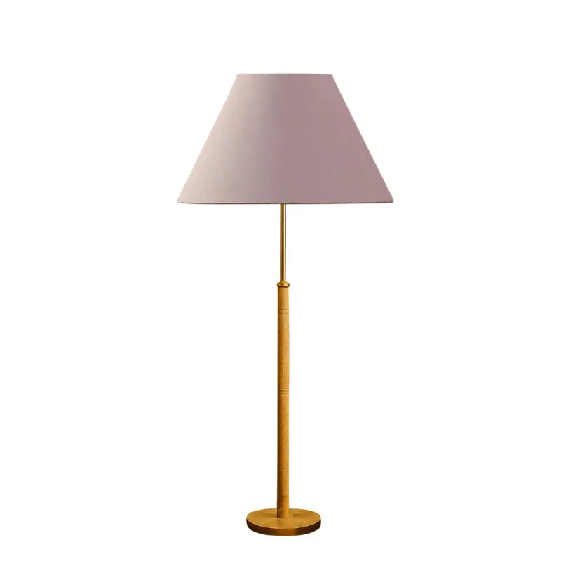 Earth Tone Wooden Floor Lamp - Grey media 4