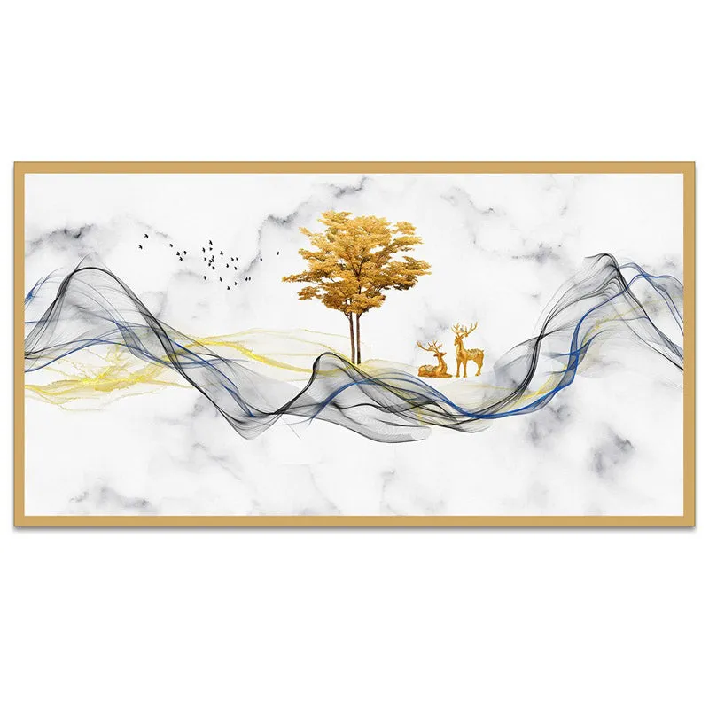 Skye Abstract Canvas Wall Painting media 3