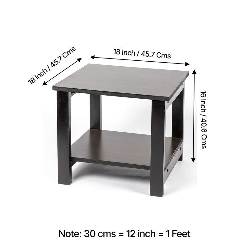 Yexon Sheesham Wooden Center Table - Black media 11
