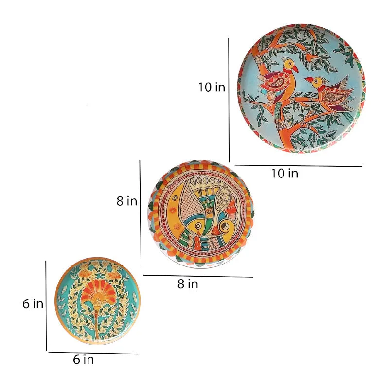 Mural Bageecha Wall Plate - Set Of Five media 6