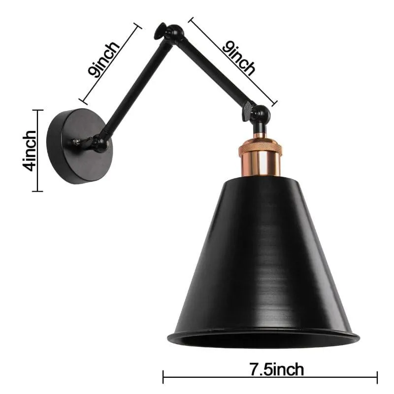 Nash Cone Metal Wall Lamp - Rose Gold media 5