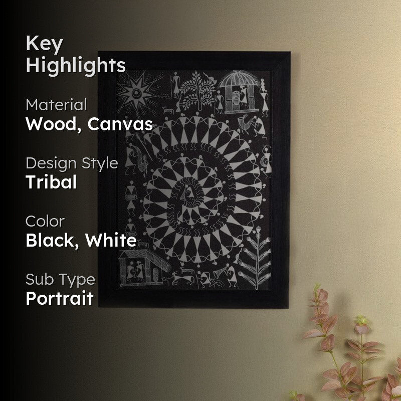 Mila Warli Canvas Wall Art media 2