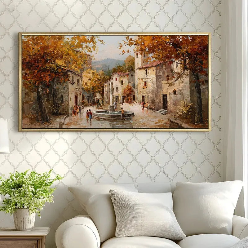 Timeworn Canvas Wall Painting With Frame media 4