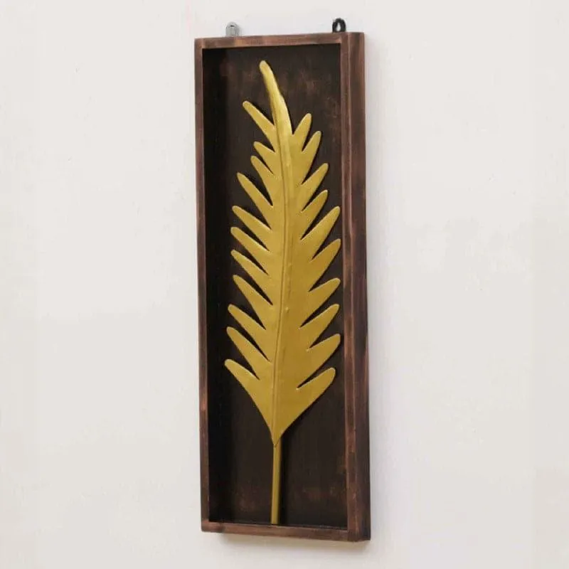Senora Feather Iron & Wooden Wall Accent media 3