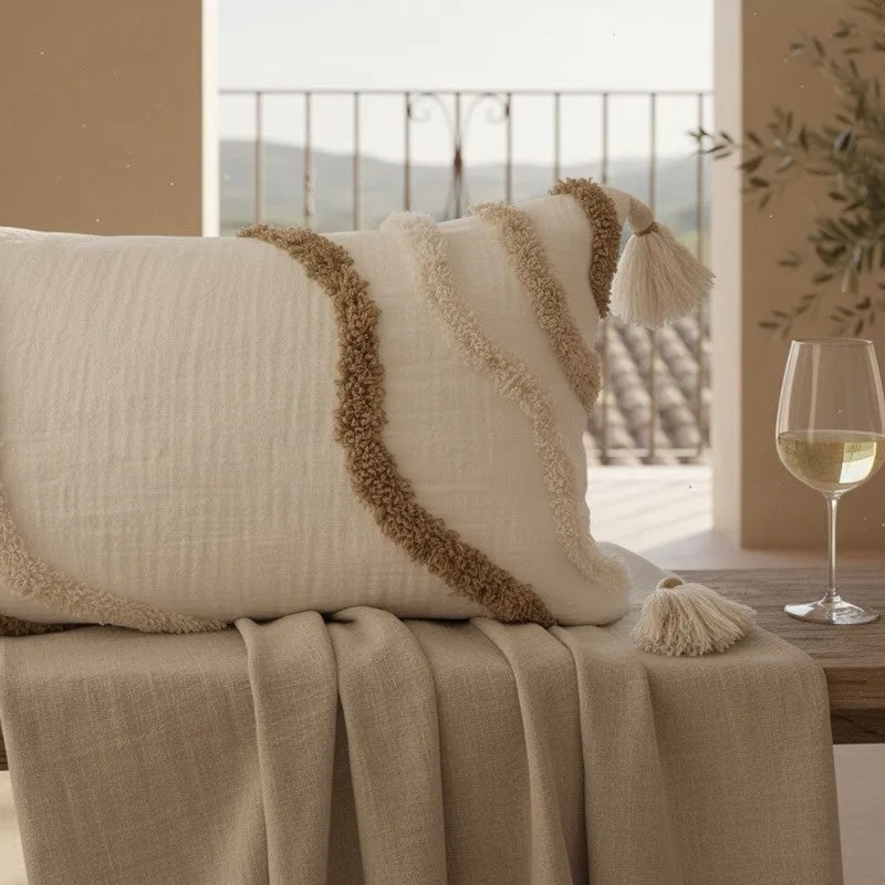 Crazy wave Tufted Cushion Cover media 4