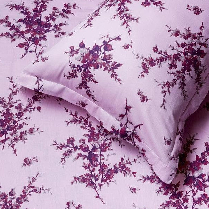 Parul Printed Cotton Bedsheet (Pink) - 300 TC media 7