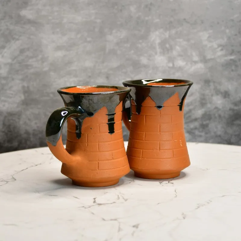 Ember Terracotta Coffee Mug (440 mL Each) - Set Of Two media 1