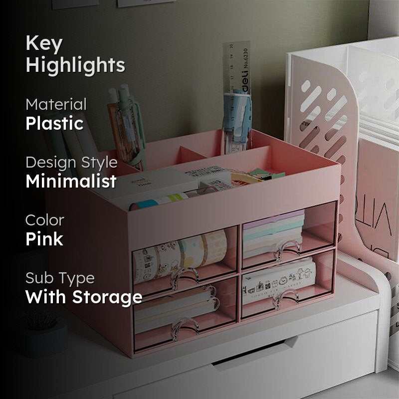 Cubby Buddy Plastic Jewel Box - Pink media 2