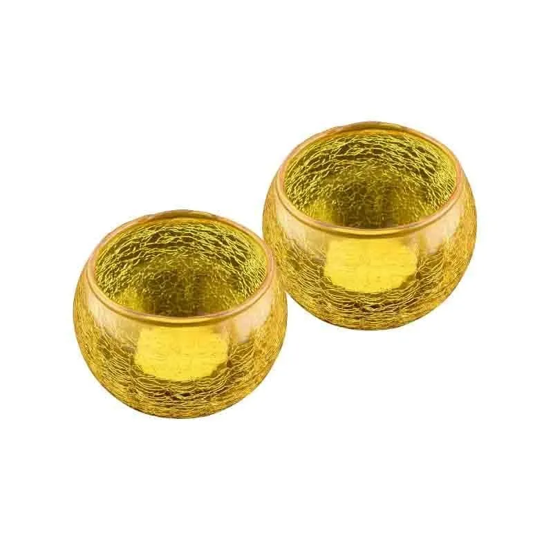Sunshine Mosaic Candle Holder - Set Of Two media 3