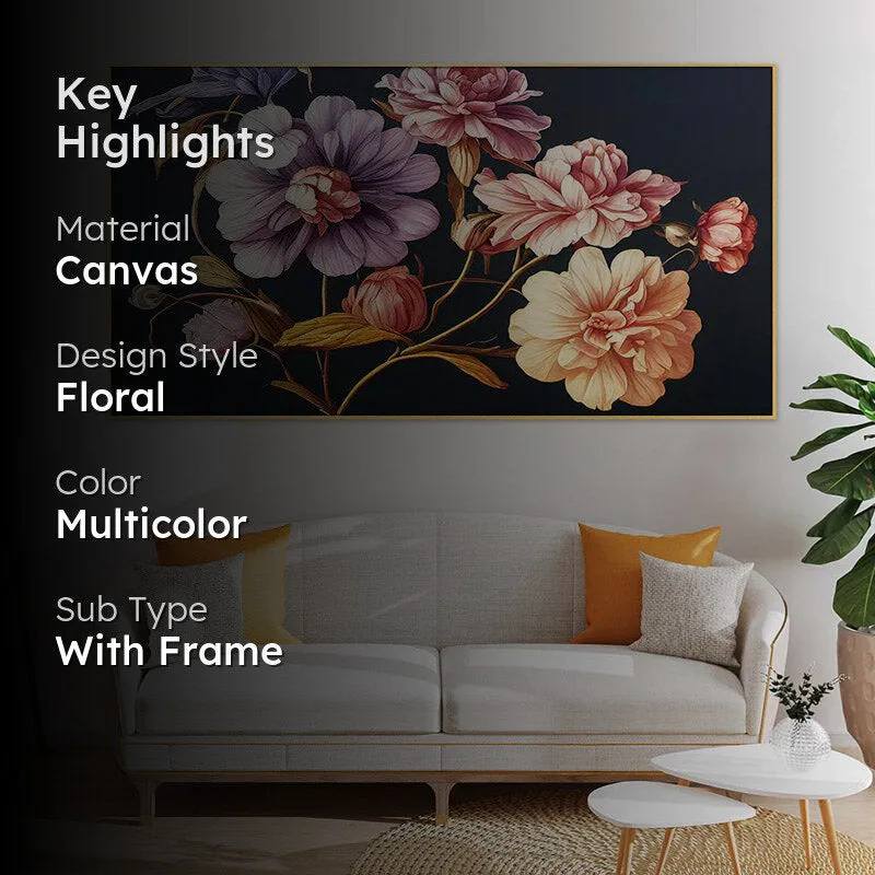 Zenon Floral Canvas Wall Painting media 2