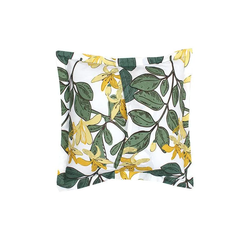 Moringa Cushion Cover (Green) - Set Of Two media 4