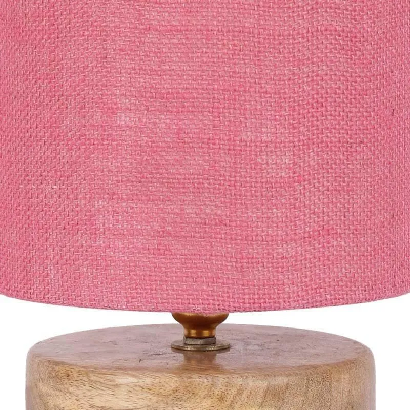 Dum Dum Fabric Table Lamp - Pink,Brown media 6