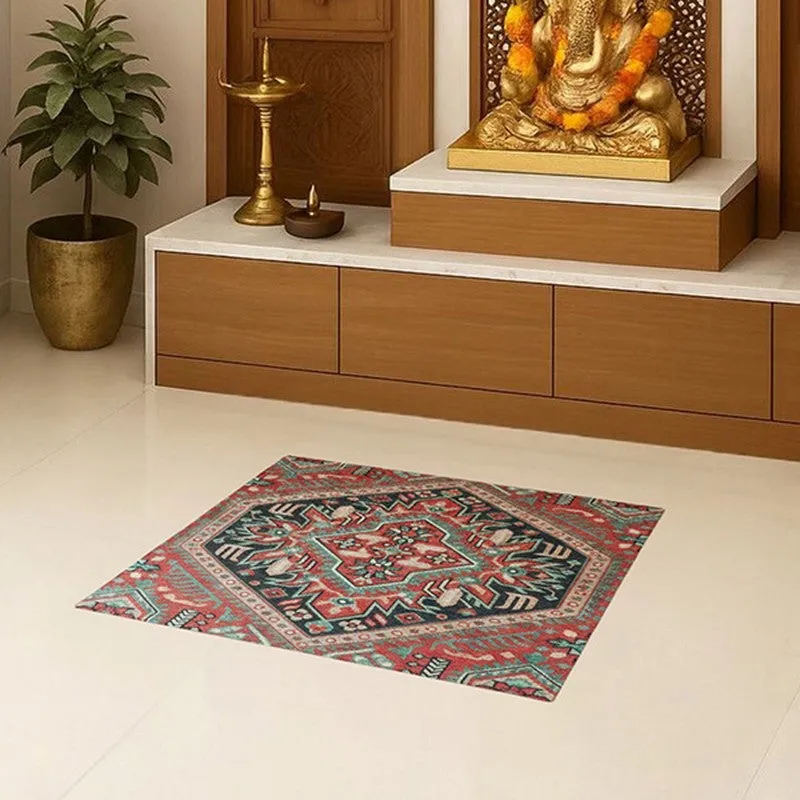 Iman Grace Prayer Mat (Rust) - 550 GSM media 4