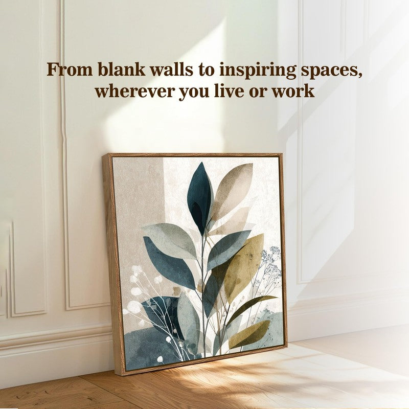 Nature Essence Canvas Wall Art With Frame media 7