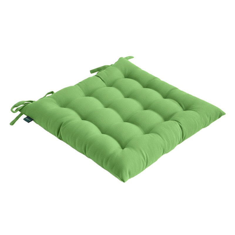 Savra Cotton Chair Pad (Light Green) - Set Of Four media 7