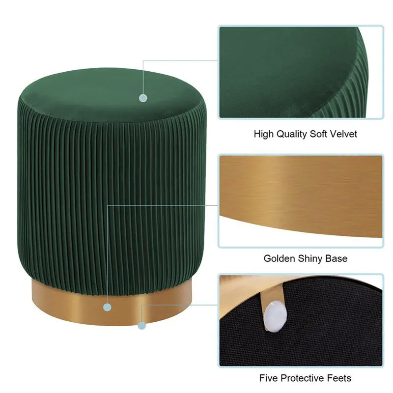 Lunaro Cushiq Ottoman - Green media 6