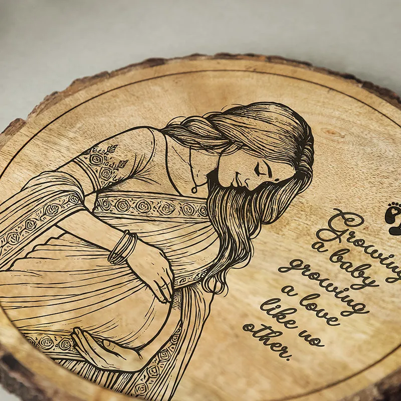 Growing Love Wood Showpiece - Round media 4