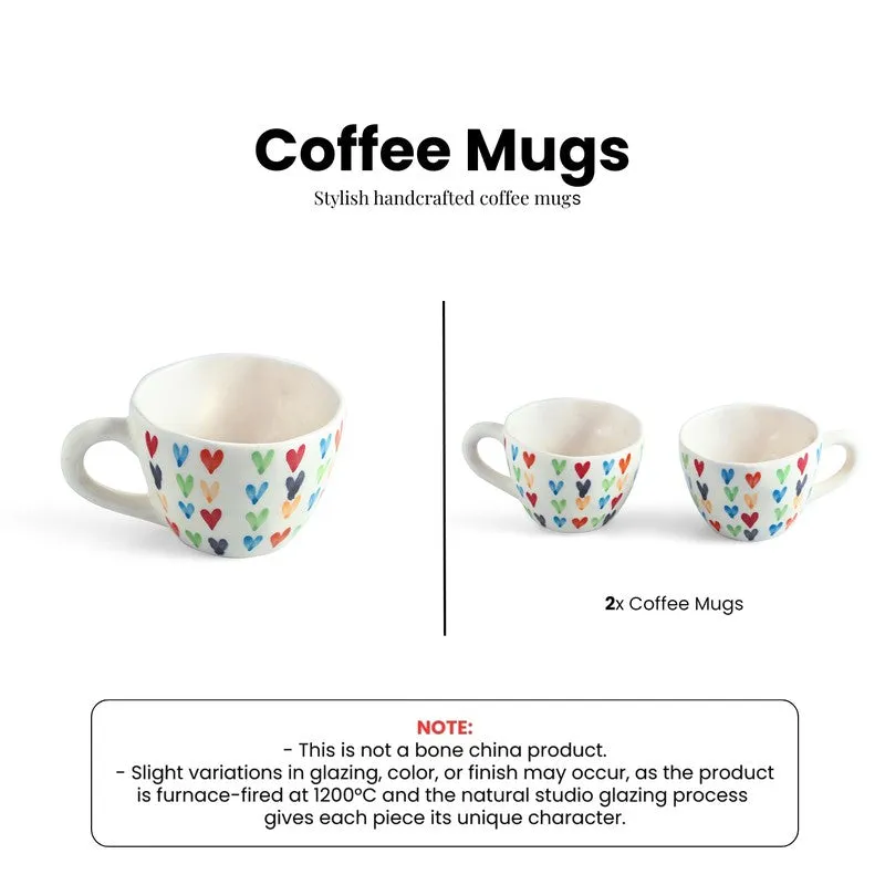 Colourfull Ceramic Coffee Mug (270 mL Each) - Set Of Two - 6