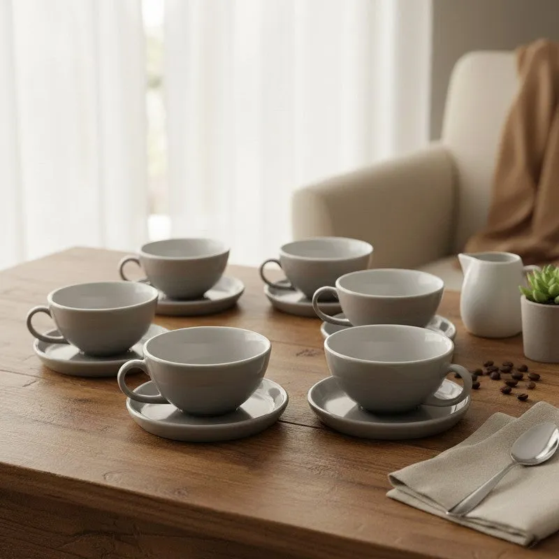Brew Cup & Saucer - Twelve Piece Set (180 ML) media 3