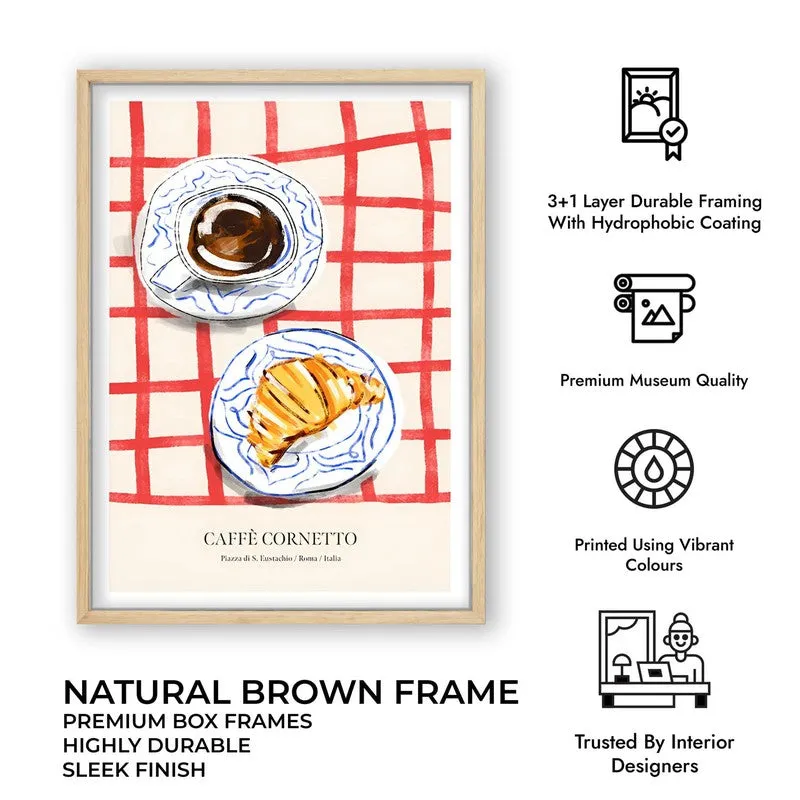CroissantTable Archival Canvas Wall Art - Brown media 10