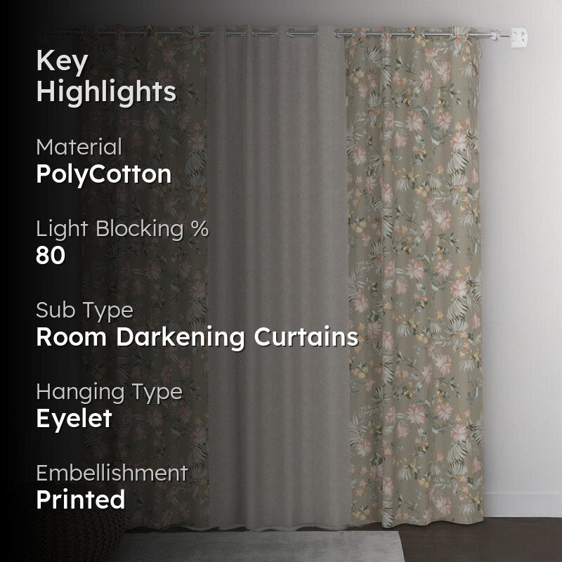 Pure Glow Curtains - Set of Three media 2