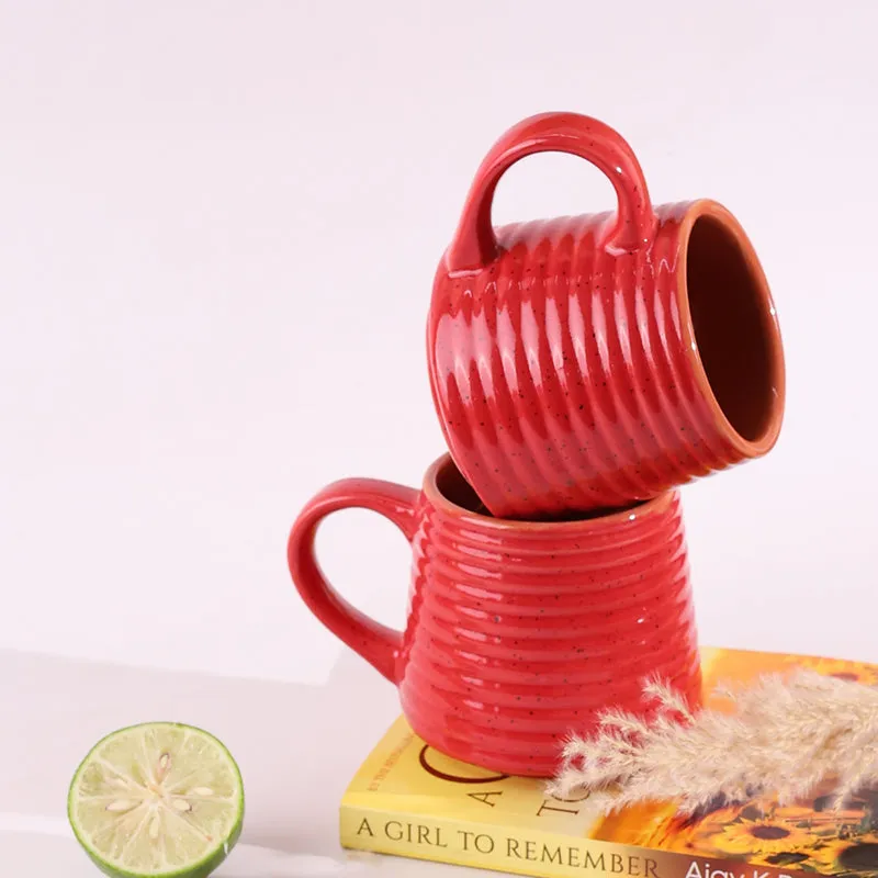 Alvira Ceramic Tea Cup (210 mL Each) - Set of Four media 4