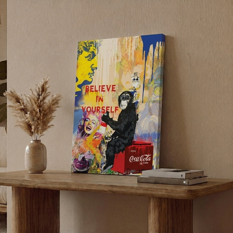 Believe Bliss Canvas Wall Painting